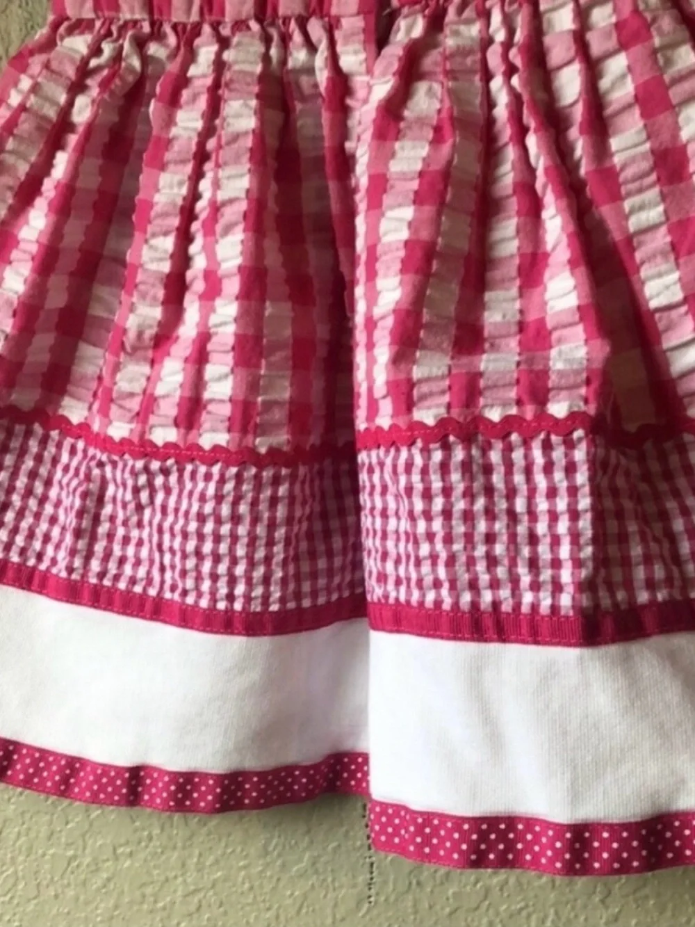 Youngland Vintage 90’s Sleeveless Pink Gingham Dress Classic Baby Girls 24 Month